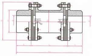 JZMJ型重型機械用膜片聯(lián)軸器